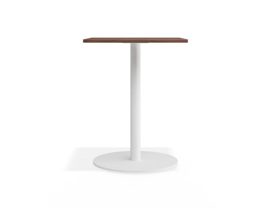 Roku Spotted Gum Cafe Table - Outdoor - White - 75.5 x 75.5cm Top