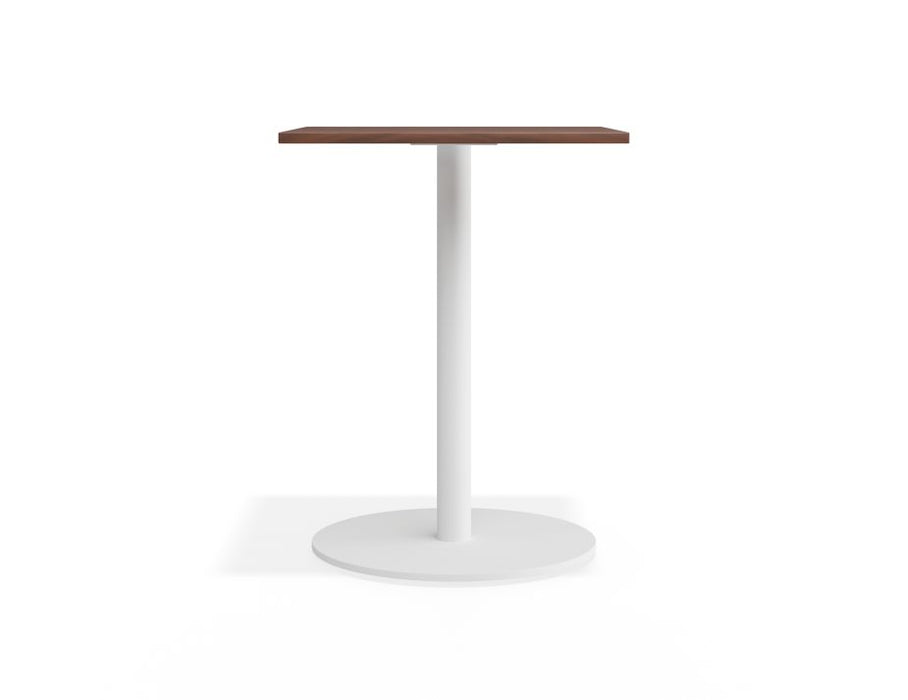 Roku Spotted Gum Cafe Table - Outdoor - White - 56.5 x 56.5cm Top