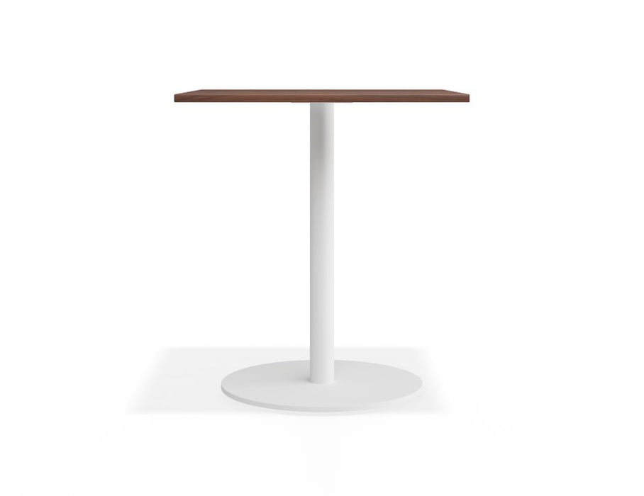 Roku Spotted Gum Cafe Table - Outdoor - White - 56.5 x 56.5cm Top