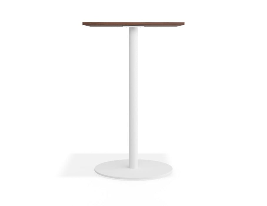 Roku Spotted Gum High Bar Table - Outdoor - White - 75.5 x 75.5 Top