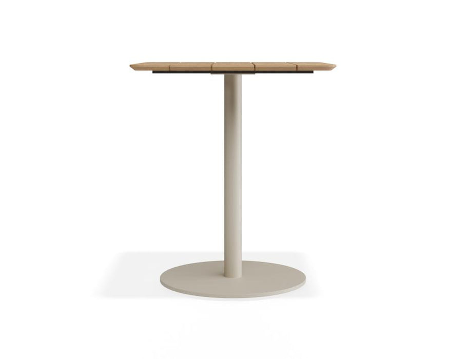 Roku Cafe Teak Table - Outdoor - Latte - 65 x 65cm Table Top