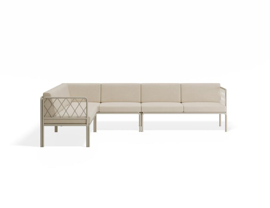 Seville Config C Corner Sofa - Latte - Outdoor