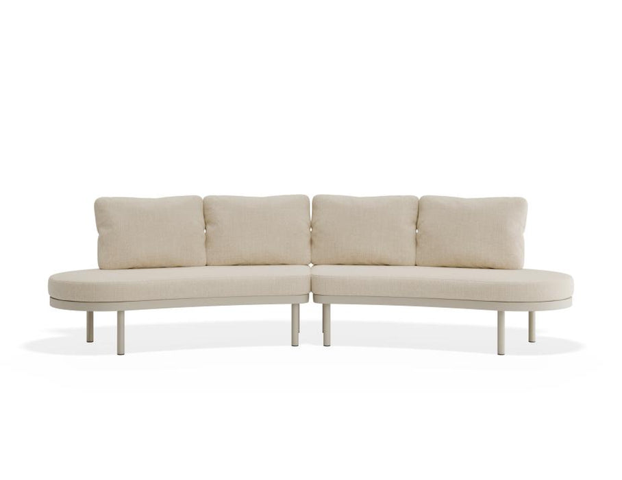 Aluna Sofa Open Ends - Latte - Outdoor