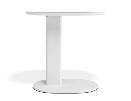 Deck Side Table - Outdoor - White, Aluminium, 52cm W