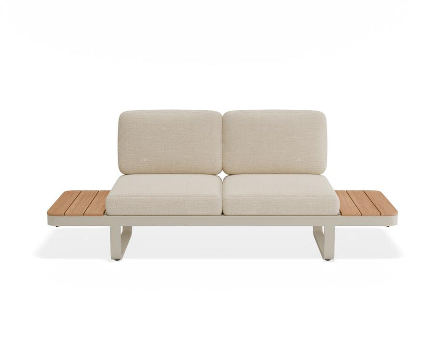 Delmar Config B - Outdoor - Latte - Husk Cushions