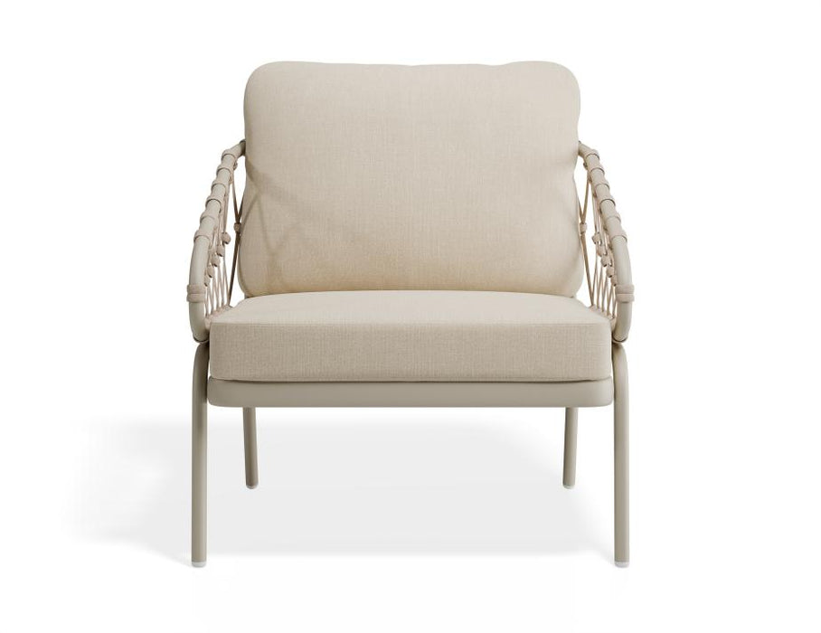 Kara Lounge Chair - Outdoor - Single - Latte