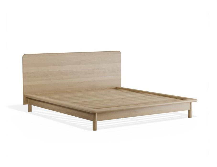 Nordica Bed Frame - Solid Oak, King