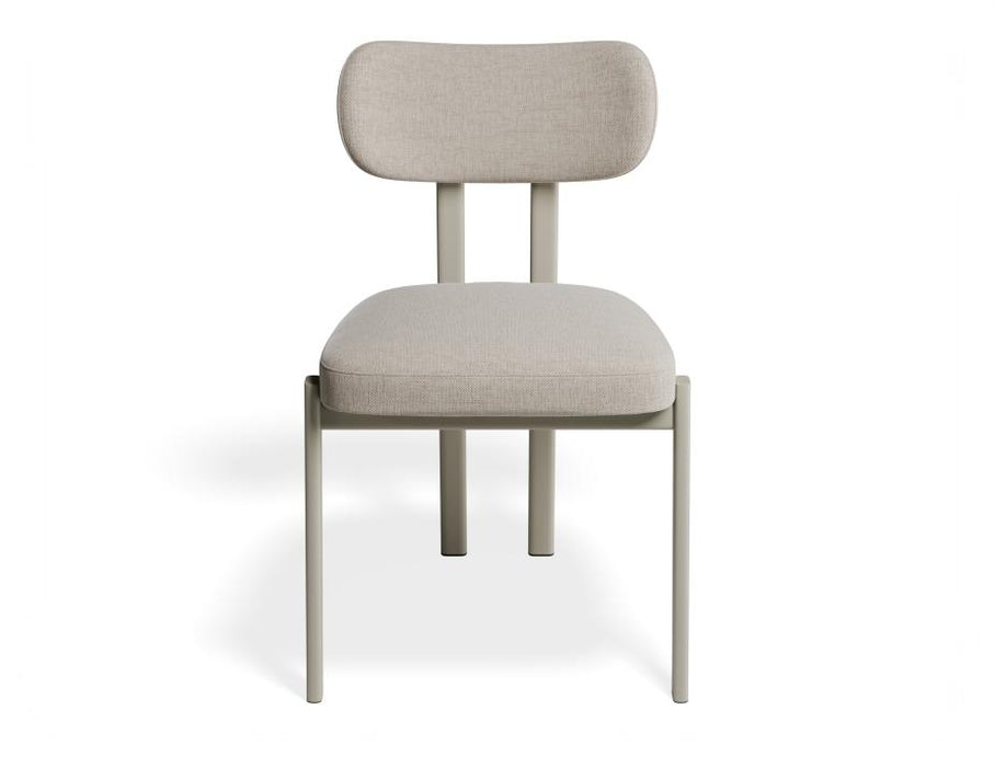 Nova Dining Chair - Dove Legs - Shell Fabric