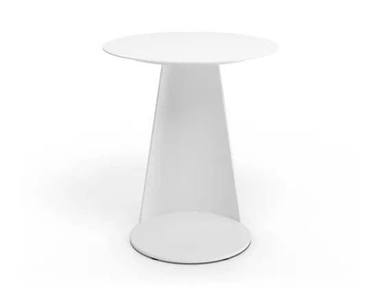 Roam Side Table - Outdoor - White, Aluminium, 40.5cm W