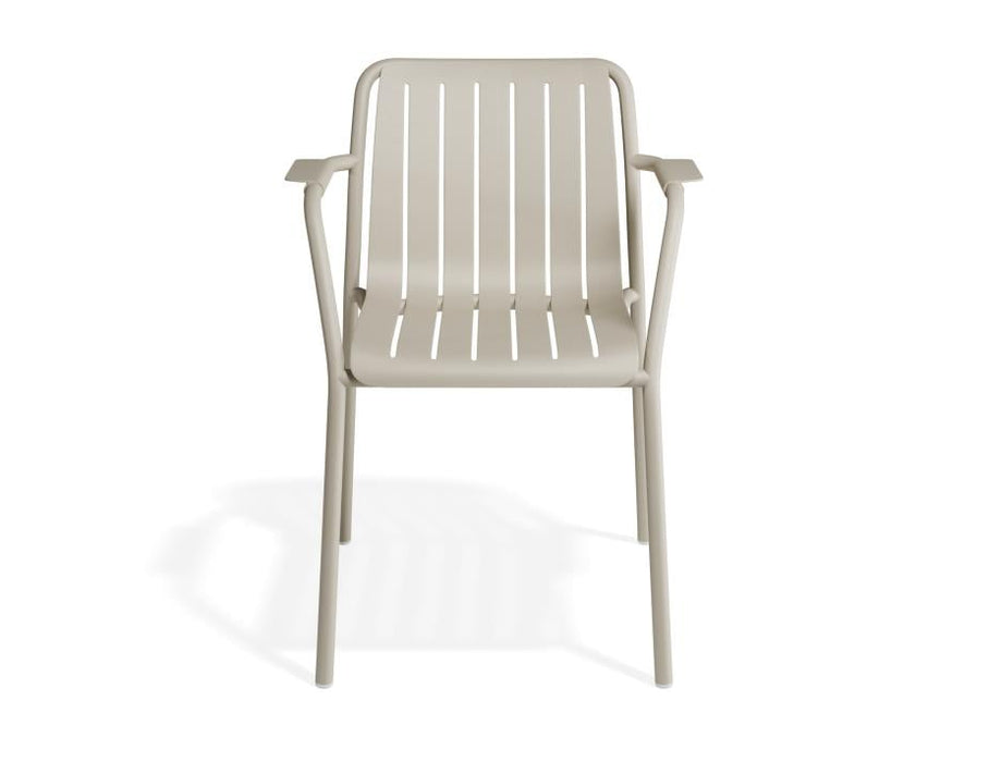 Roku Armchair - Outdoor - Latte - Chair with Husk Cushion