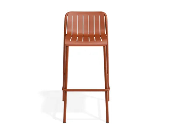Roku Bar Stool - Outdoor - Papaya, Aluminium, 96cm H