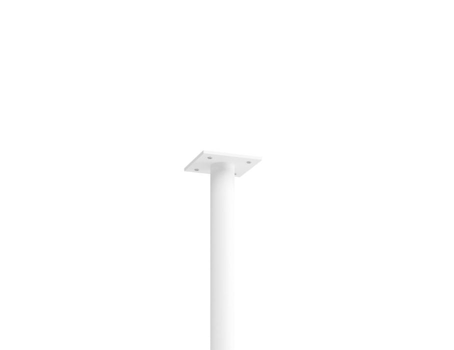 Roku Bar Table Base and Pole 110cm White