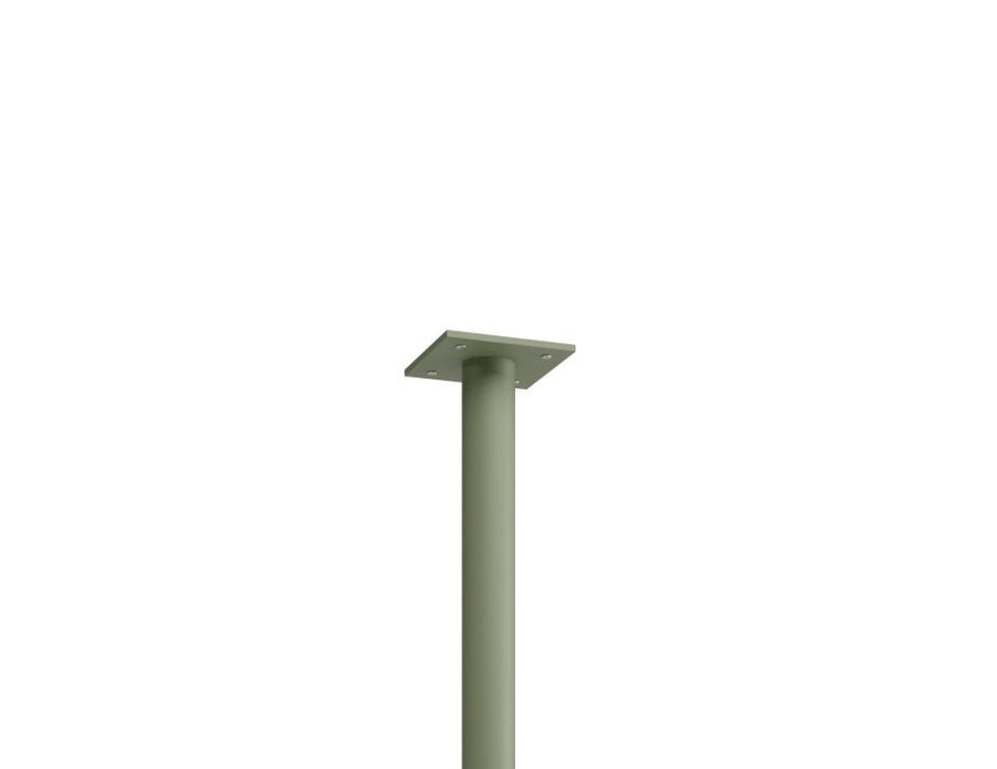 Roku Cafe Table Base and Pole 71cm Eucalyptus Green - 55cm Base