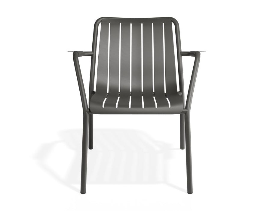 Roku Outdoor Lounge Chair in Matt Charcoal