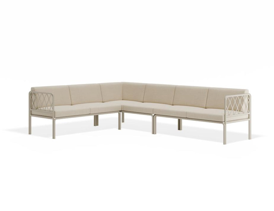 Seville Config C Corner Sofa - Latte - Outdoor
