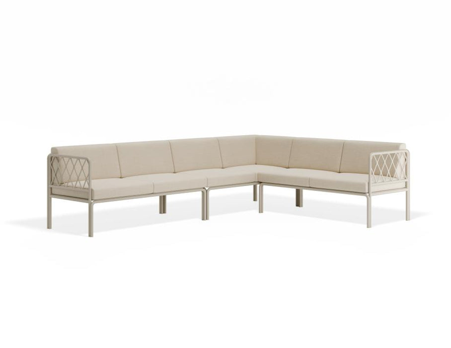 Seville Config D Corner Sofa - Latte - Outdoor