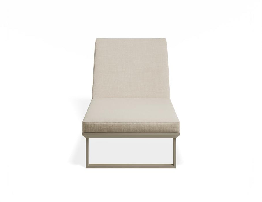 Serra Sun Lounge - Latte - Single