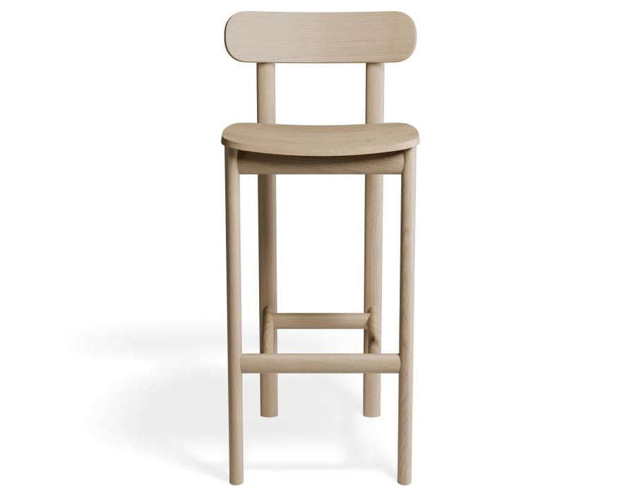 Zara Stool - Natural - 66cm Seat Height (Kitchen Bench height)