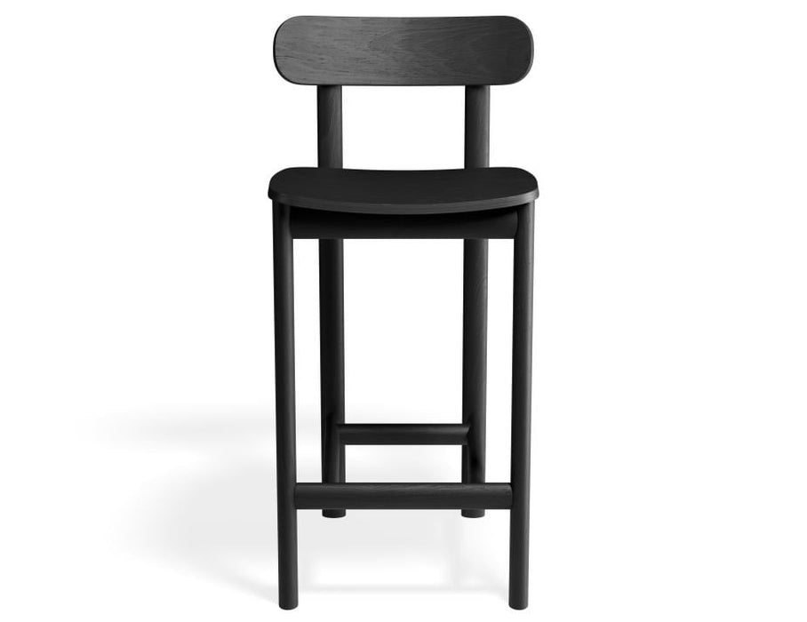 Zara Stool - Black - 66cm Seat Height (Kitchen Bench height)