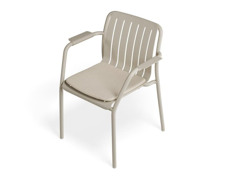 Roku Armchair - Outdoor - Latte - Chair with Husk Cushion