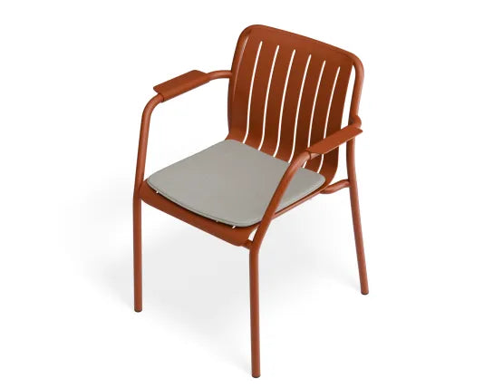 Roku Armchair - Outdoor - Papaya - Chair Only, Aluminium