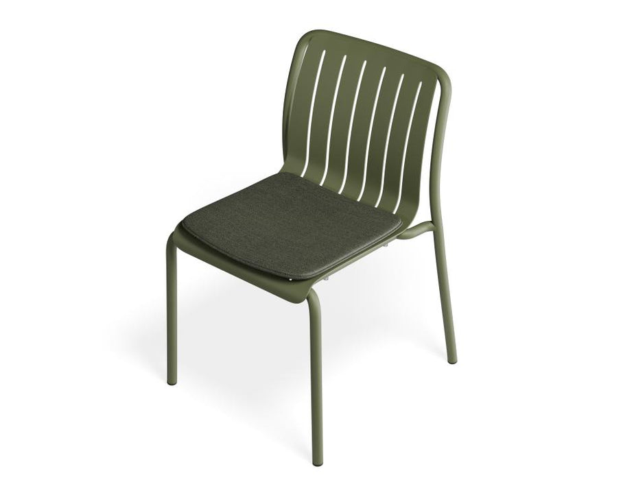 Roku Dining Chair - Outdoor - Eucalyptus Green - Chair with Green Cushion