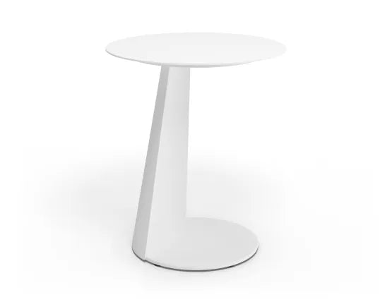 Roam Side Table - Outdoor - White, Aluminium, 40.5cm W