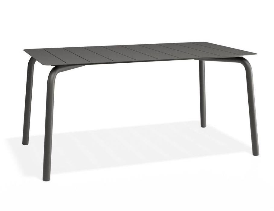 Roku Dining Table 160cm - Outdoor - Matte Charcoal