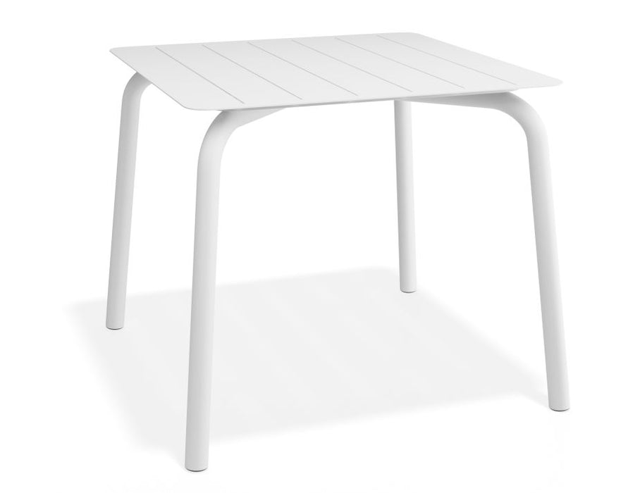 Roku Dining Table 90cm - Outdoor - Matte White