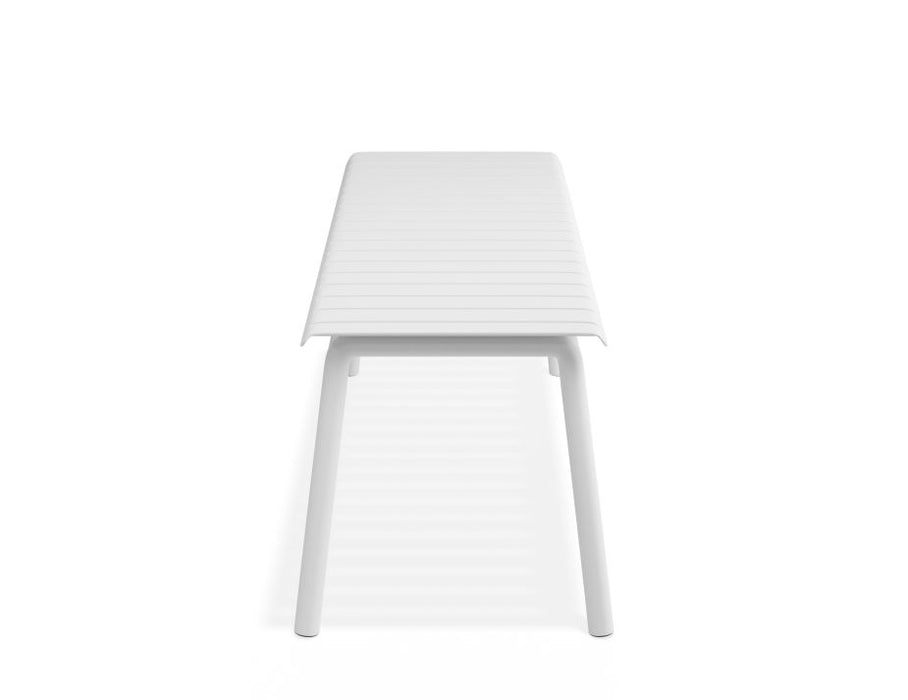 Roku Bench 120cm - Outdoor - Matte White