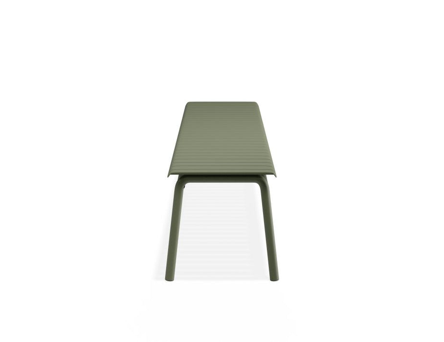 Roku Bench 190cm - Outdoor - Matte Eucalyptus Green