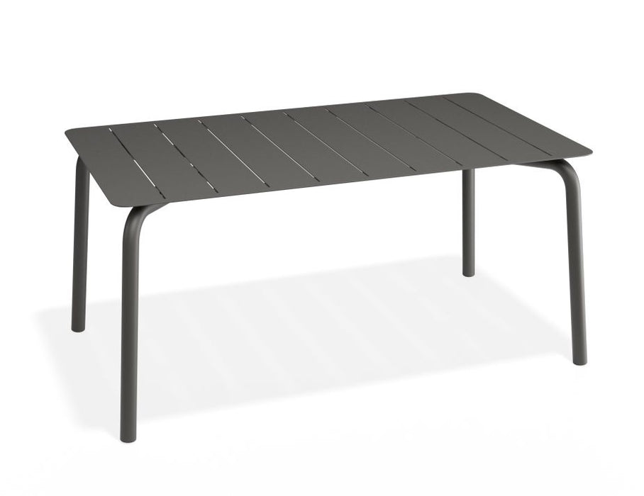 Roku Dining Table 160cm - Outdoor - Matte Charcoal