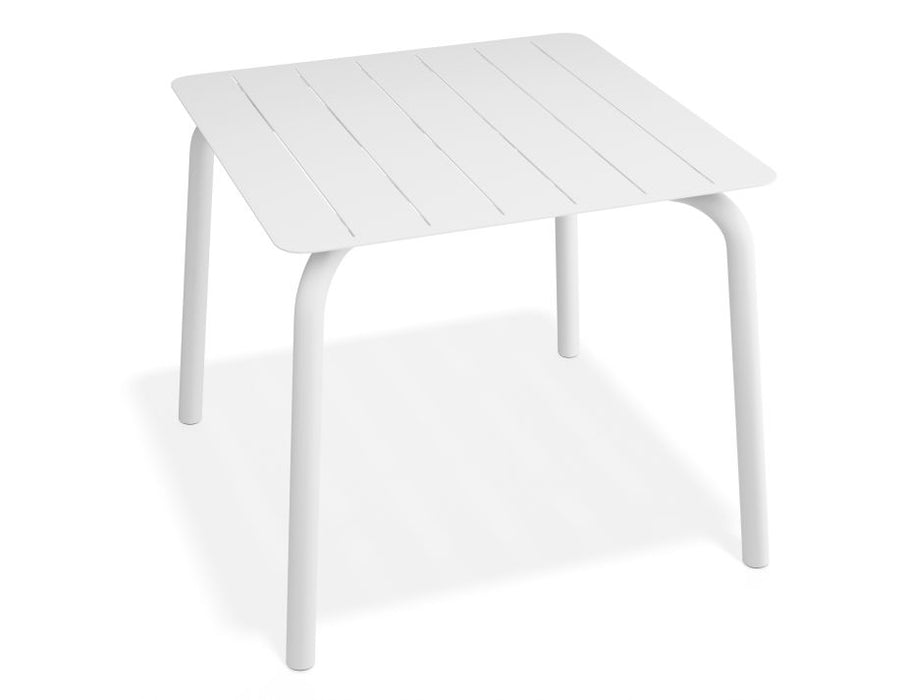 Roku Dining Table 90cm - Outdoor - Matte White