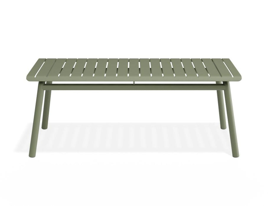 Roku Bench 120cm - Outdoor - Eucalyptus Green - Bench with Husk Cushion