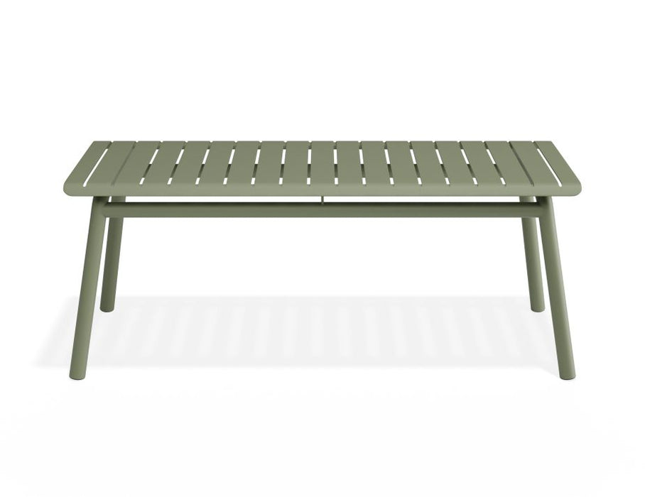 Roku Bench 120cm - Outdoor - Matte Eucalyptus Green