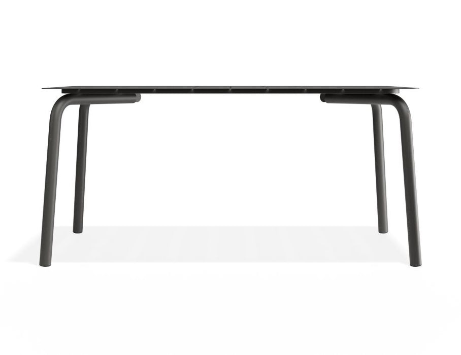 Roku Dining Table 160cm - Outdoor - Matte Charcoal