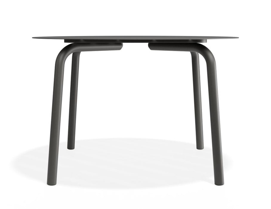 Roku Round Dining Table 120cm - Outdoor - Matte Charcoal