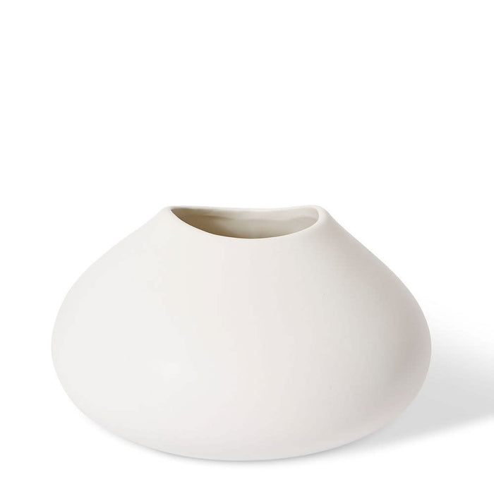 Nakano Pod Vase - White, 14cm (H)