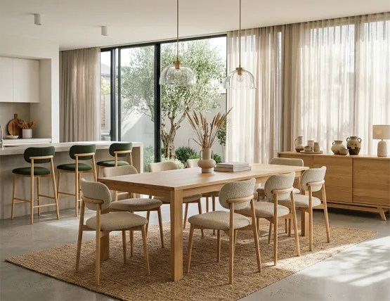 Pier Dining Table - Solid Oak - 240 x 100cm