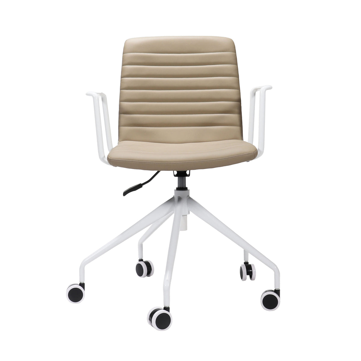 Pixel 5 Star Breakout & Meeting Chair With Arms - Almond/White
