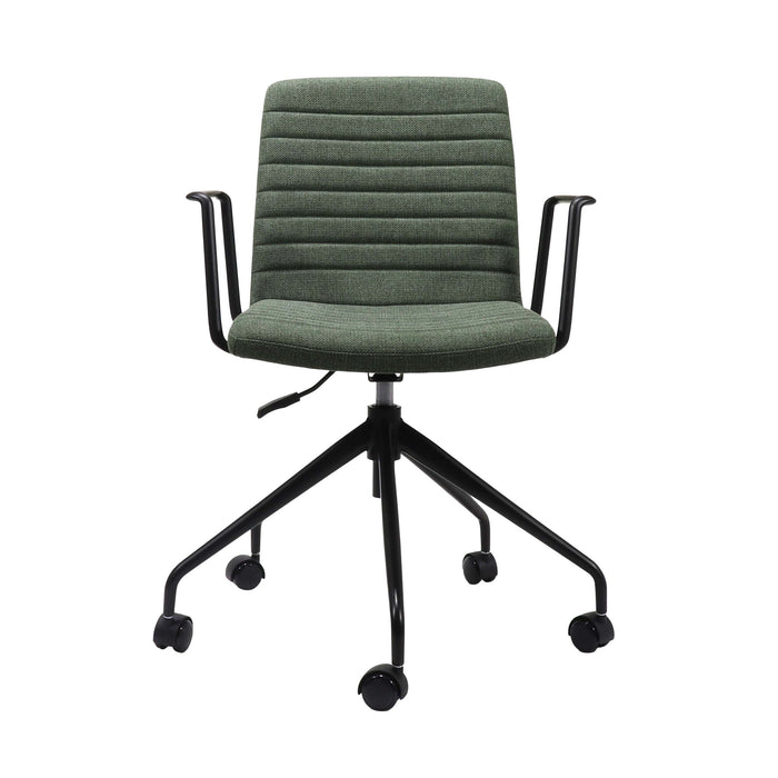 Pixel 5 Star Breakout & Meeting Chair With Arms - Olive/Black