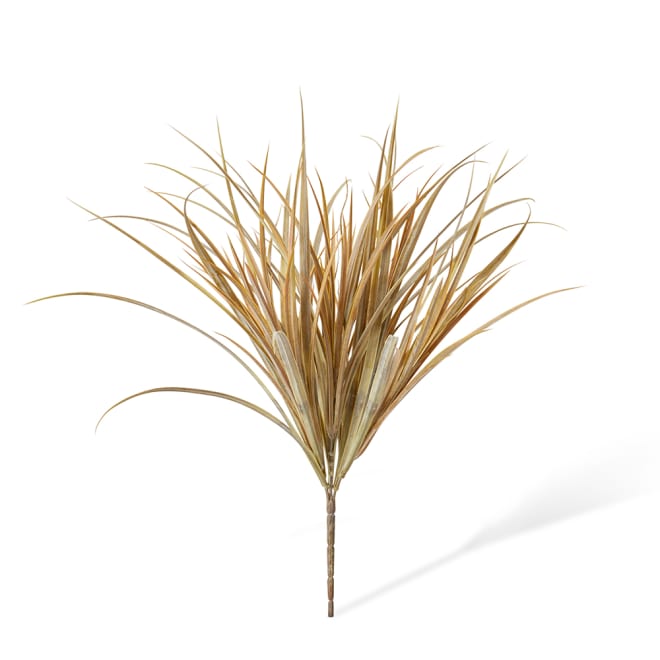 Grass Bush Pack of 12 - Light Brown, 48cm (H)