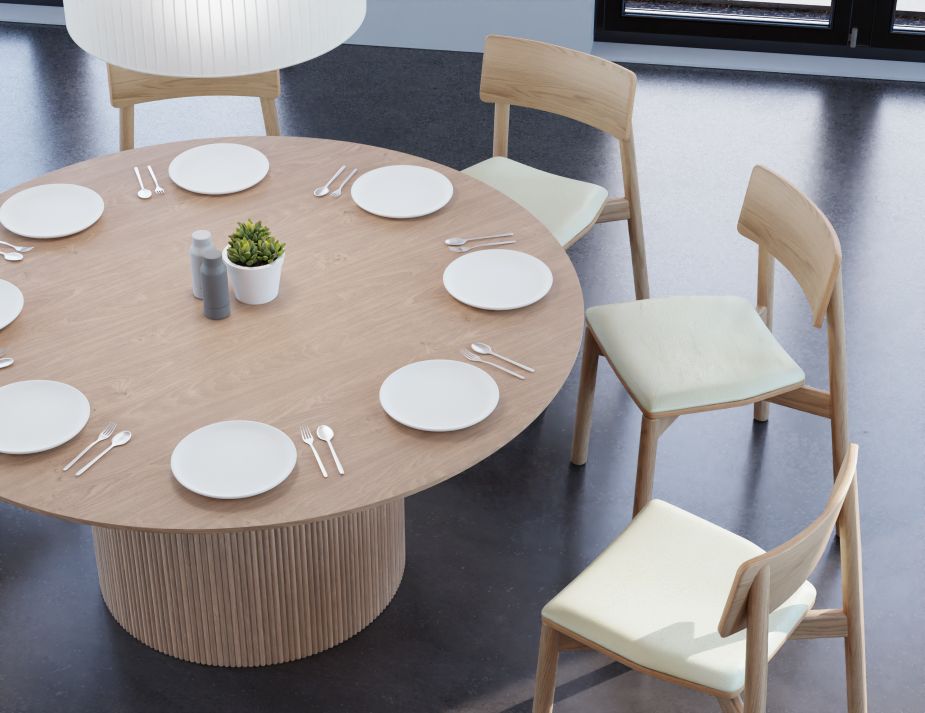 Poppy Dining Table - Natural - 155cm, Wood