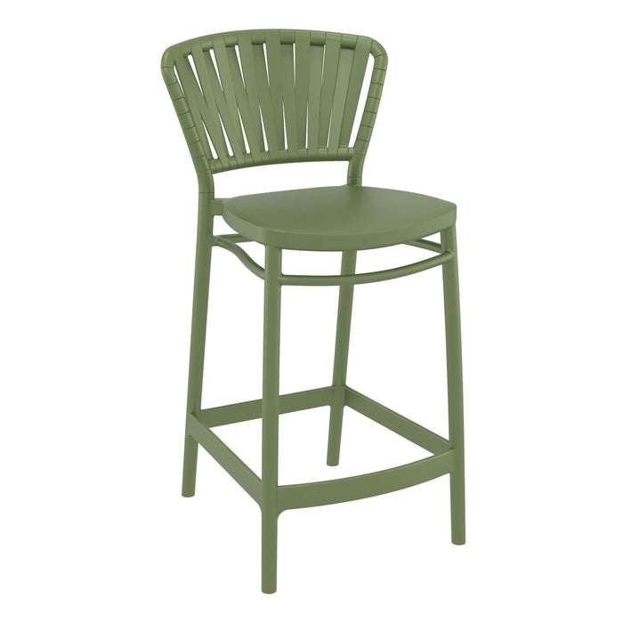 Siesta Portofino Counter Stool 65 — Olive Green