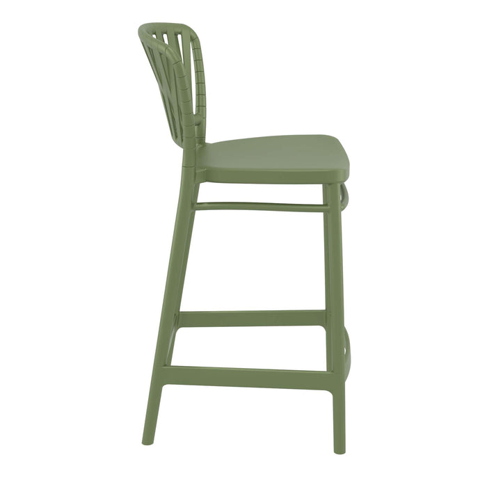 Siesta Portofino Counter Stool 65 — Olive Green