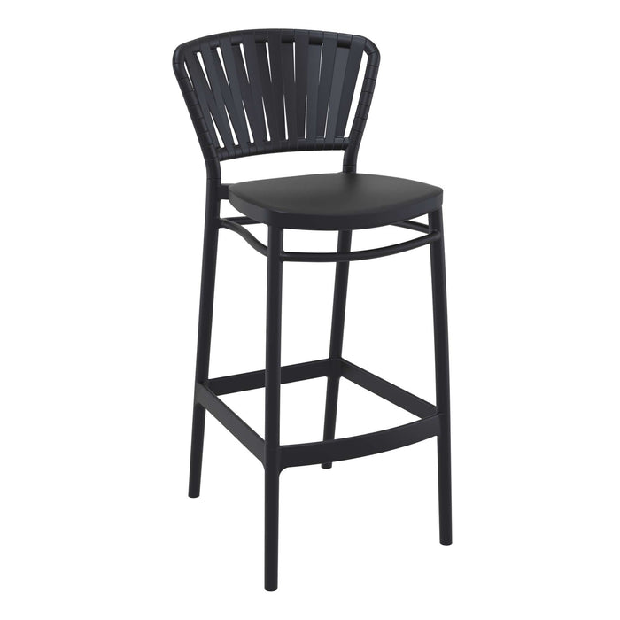 Siesta Portofino Bar Stool 75 — Black