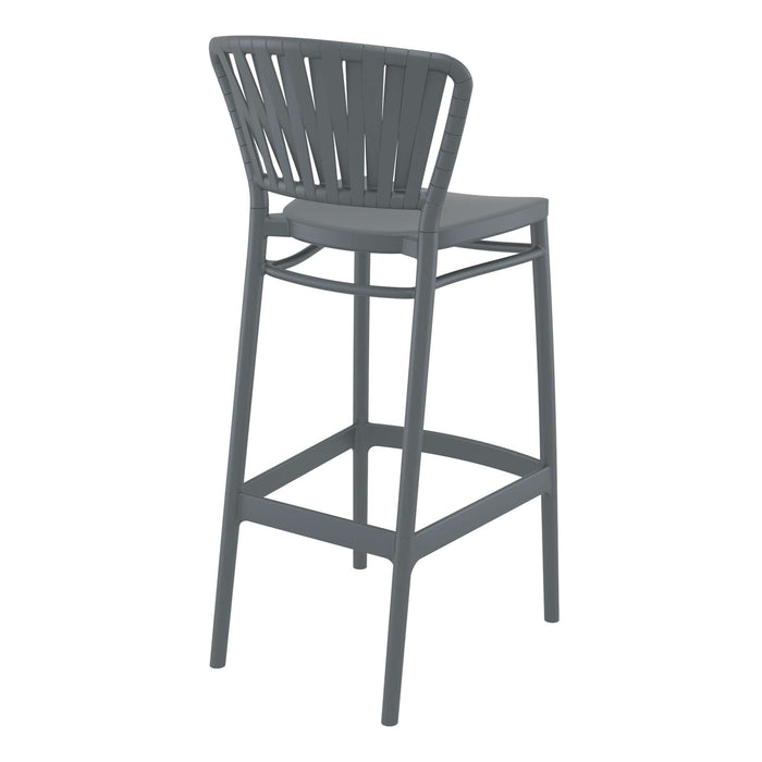 Siesta Portofino Bar Stool 75 — Dark Grey