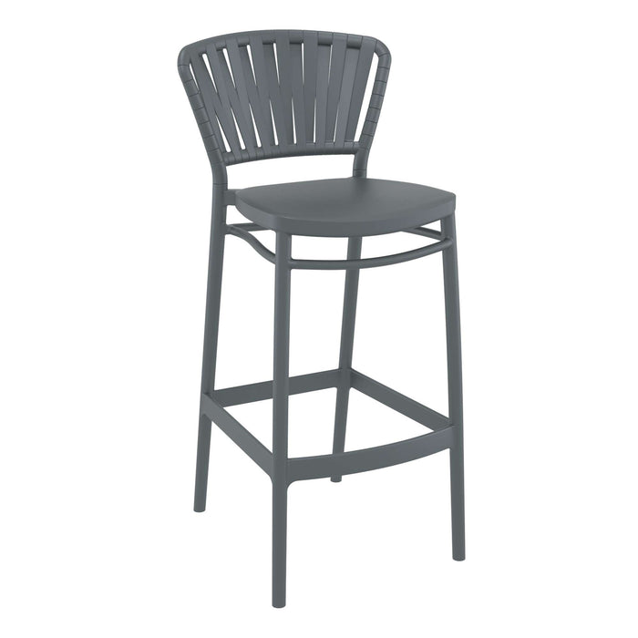 Siesta Portofino Bar Stool 75 — Dark Grey