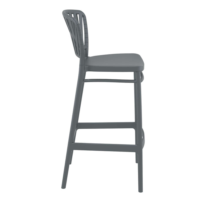 Siesta Portofino Bar Stool 75 — Dark Grey