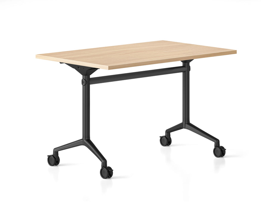 Typhoon Flip Top Table - 1500mm W x 750mm D - Natural Oak